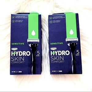🆕 Set of Two Schick Hydro 5 Skin Comfort Sensitive Shaving Razors